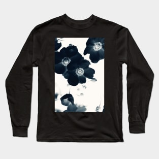 Cyan Anemone #4 Long Sleeve T-Shirt